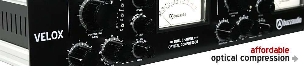 Velox opto compression for your home studio